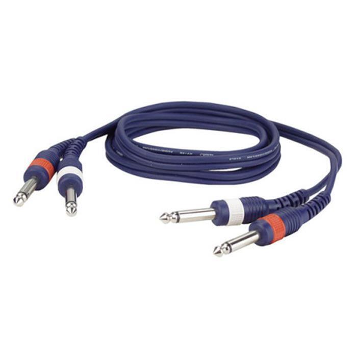 Cavo Jack DAP AUDIO FL223 Connettore 1: 2 JACK 6.35mm Mono Maschio, Connettore 2