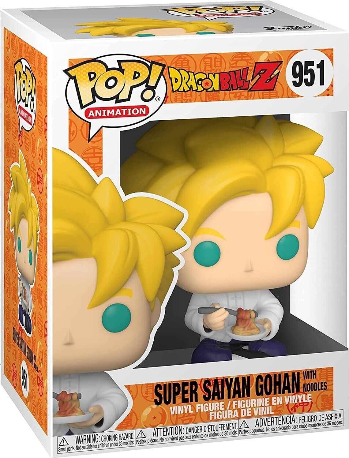 Dragon Ball Z: Funko Pop! Animation - Super Sayan Gohan (With Noodles) (Vinyl Fi
