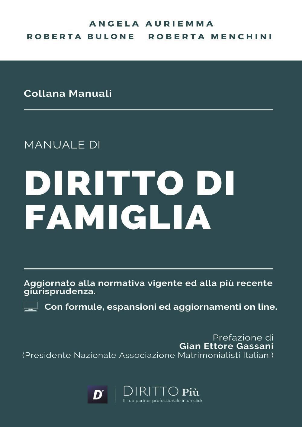 Libri Auriemma Angela / Bulone Roberta / Menchini Roberta - Manuale Di Diritto D