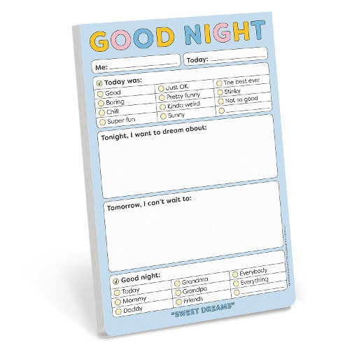 Knock Knock Kids Good Night Playtime Pads by Knock Knock Kids