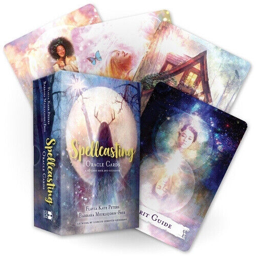 Spellcasting Oracle Cards: A 48-Card Deck and Guidebook by Peters, Flavia Kate