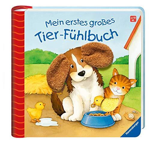 Sandra Grimm Monika Neubach Mein erstes großes Tier-Fühlbuch: Ab  (Anello, filo)