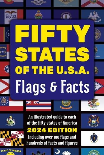 three over eight learning Fifty States of the U.S.A. Flags & Facts (Tascabile)
