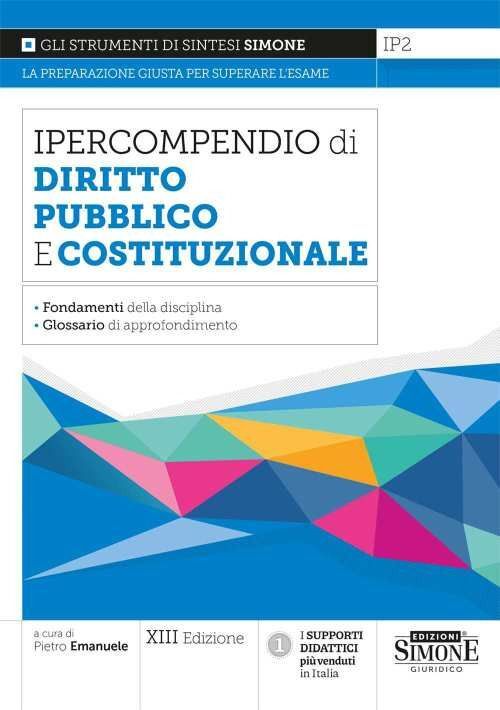 Libri Ipercompendio Diritto Pubblico E Costituzionale