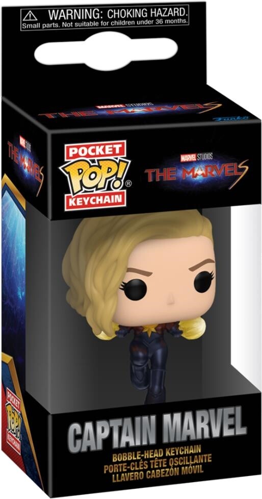 Marvel: Funko Pop! Keychain - The Marvels - Captain Marvel -