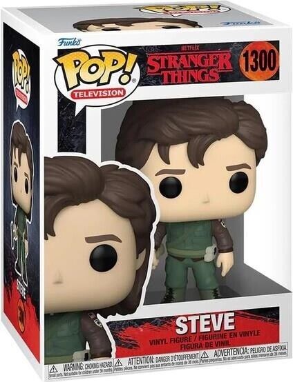 Stranger Things: Funko Pop! Television - Season 4 - Steve (Vinyl Figure 1300) -