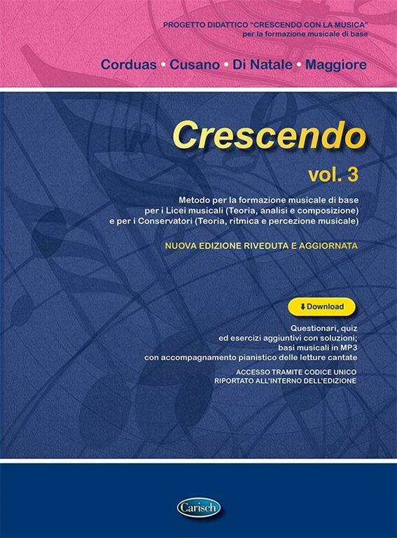 Crescendo vol. 3 + audio on-line - Nuova edizione riveduta e aggiornata