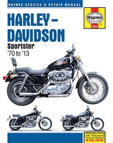 Harley-Davidson Sportster Service & Repair Manual (70 - 13) by M2534