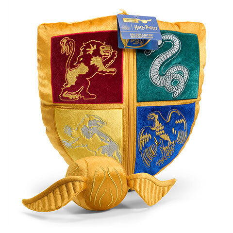 Harry Potter: Noble Collection - Cuscino Hogwarts E Peluche Boccino D'Oro -