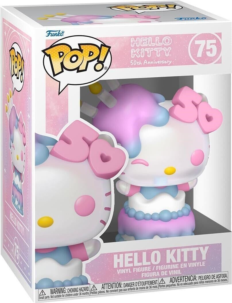 Hello Kitty: Funko Pop! - 50th Anniversary - Hello Kitty In Cake (Vinyl Figure 7
