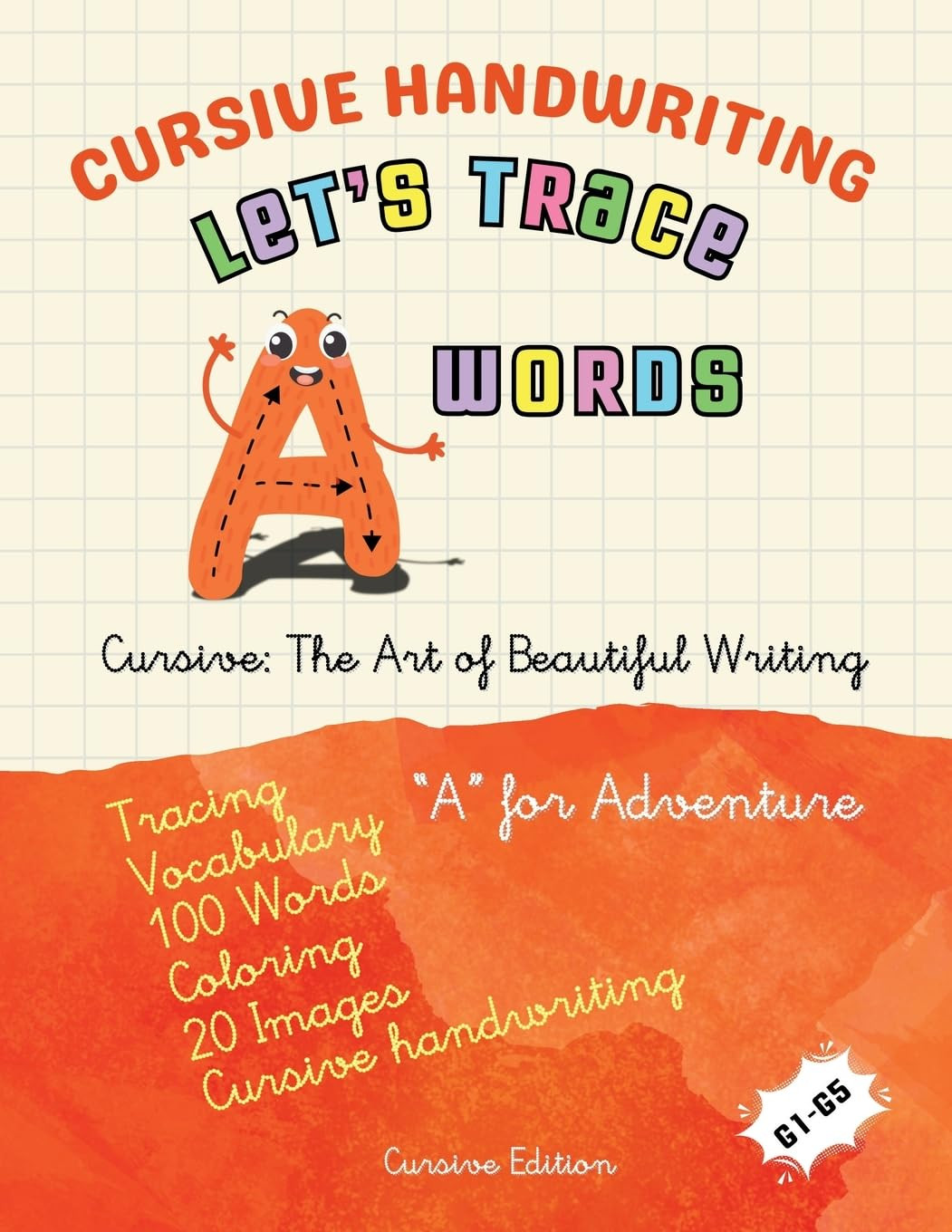 Canada Universa Cursive Handwriting: Let's Trace A Words (Let's Trac (Tascabile)