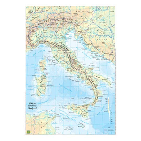 CARTINE GEOGRAFICHE A3 F/P ITALIA 20 PZ.
