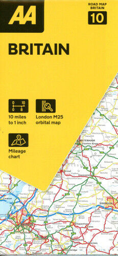 AA Road Map Britain (AA Road Map Britain series)