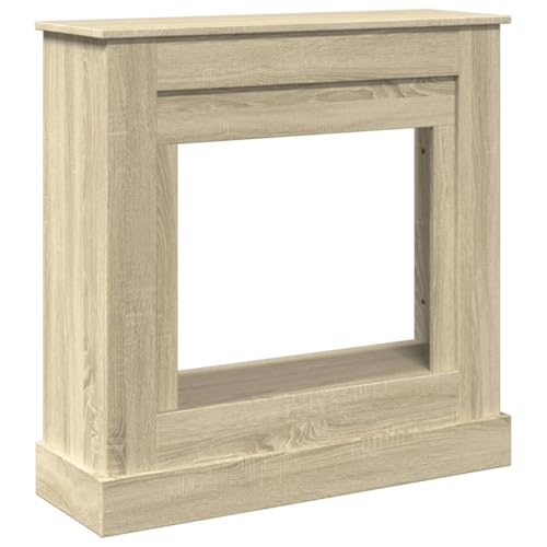 Vidaxl Cornice Per Camino Rovere Sonoma 90X30X90 Cm In Truciolato, Cornice Per Caminetto, Struttura Per Camino, Decorazione Camino, Telaio Per Camino