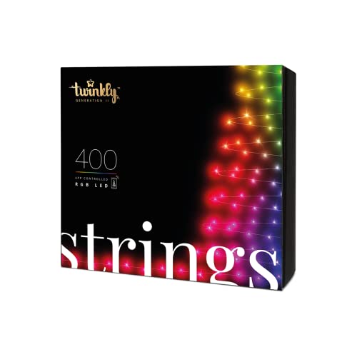 Ghirlanda Luminosa Collegata Twinkly Per Albero Di Natale - Generazione Ii 2019 - Controllabile Tramite Smartphone Per Effetti Visivi Inediti In Esclu