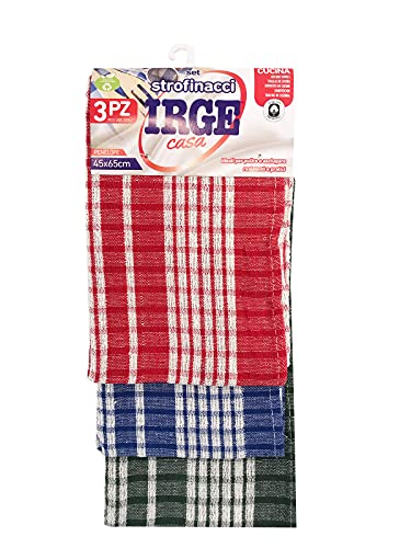 Irge Strofinaccio 45 X 65 Penelope 3Pz, Multicolor