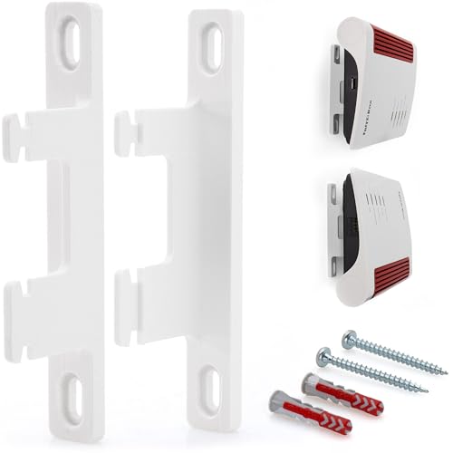 Babotech Supporto A Parete Per Fritzbox 7590 Ax 7530 7510 5590 5530 6660 6890 6850 4040 Fritz Box 7590 Ax | Staffa: Due Pezzi Inclusi Hardware Di Mont