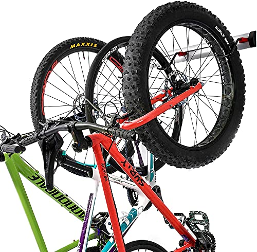 Pro Bike Tool Portabiciclette A Parete Per Biciclette - Versioni Da 3 O 6 Biciclette - Supporto Regolabile Per Riporre Le Biciclette Da Interno Per Ga