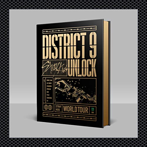 Jyp Stray Kids - Stray Kids World Tour District 9 : Unlock In Seoul Dvd+Pre-Order Benefit+Extra Photocards Set