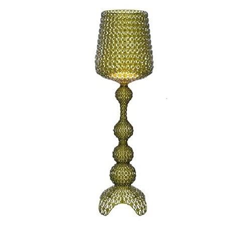 Kartell Lampada Da Terra Kabuki, Interno 26 W, Verde, 50ⵁX166 Cm, Indoor