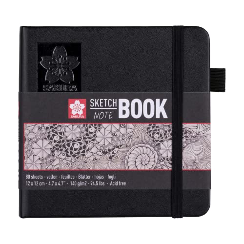 Sakura Bloc De Dibujo/Cuaderno 12 X 12 Cm 80 Páginas Papel Blanco Crema 140G (94140002)