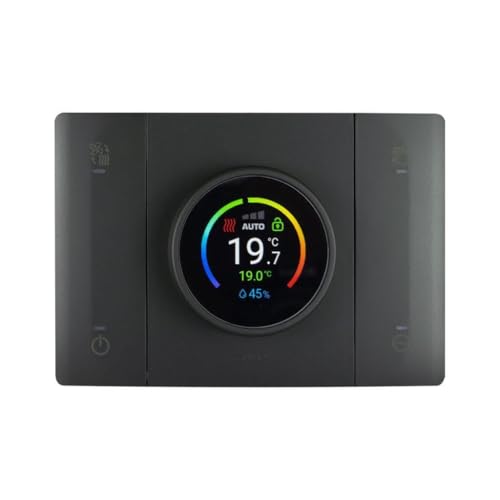 Ave Cronotermostato Smart Wi-Fi Connesso Mesh Grigio Tekla T44 Con Rilevatore Umidita' 445Crt-W
