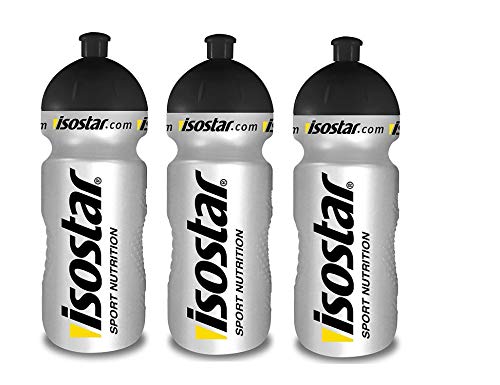 Isostar Sport Borraccia 500-650 Ml - Senza Bpa - Borraccia Per Corsa, Ciclismo, Palestra, Trekking - Pratica Chiusura Push & Pull A Prova Di Perdite, 