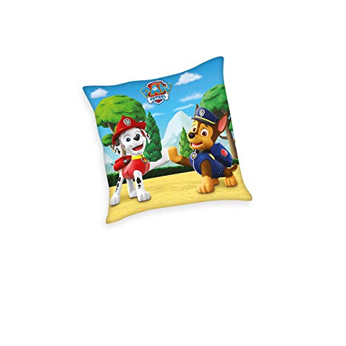 Herding Paw Patrol Cuscino Decorativo, Polyester, Multicolore, 1 Unità (Confezione Da 1)