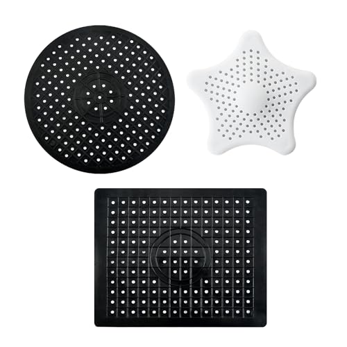 Hdgsafd 2 Tappetini, 1 Filtro Da Cucina, In Silicone, Plug-In, Tappetino Per Lavello, Tappetino Per Il Drenaggio Del Lavandino, Tappetino Per Lavello