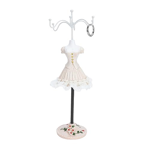 Manichino Porta Collane Girevole, Porta Collane Da Appendere Supporto Staffa Girevole Rack Organizzatore Braccialetti Torre Anelli Hanger Stand Doll H