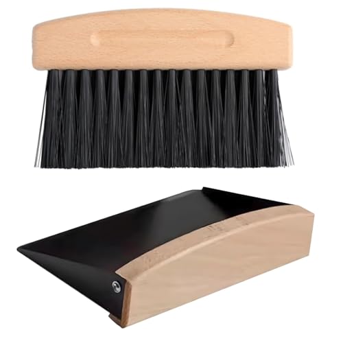 Set Di Paletta E Spazzole, Set Di 2 Scopa Paletta Set Paletta E Spazzola A Mano Mini Spazzole Da Tavolo Paletta E Spazzola A Mano Spazzolalegno Set Pe