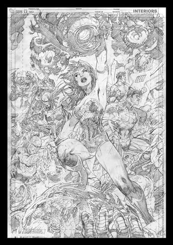 Fanattik Dc Comics Lithographie Wonder Woman Comic Book Stampa Artistica 42 X 30 Cm