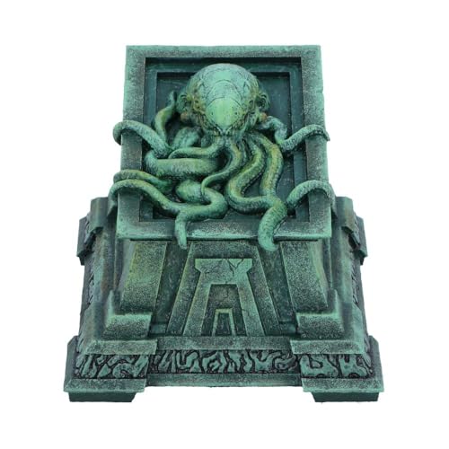 Nemesis Now Crypt Of Cthulhu Box (Jr), Scatola In Resina, Colata Nella Migliore Resina, Sapientemente Dipinta A Mano