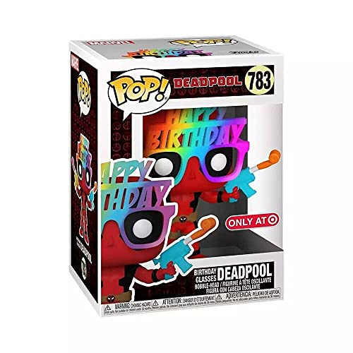 Pop Funko 54687 Deadpool – Birthday Glasses Deadpool 30Th Anniversary Figure In Vinile #783