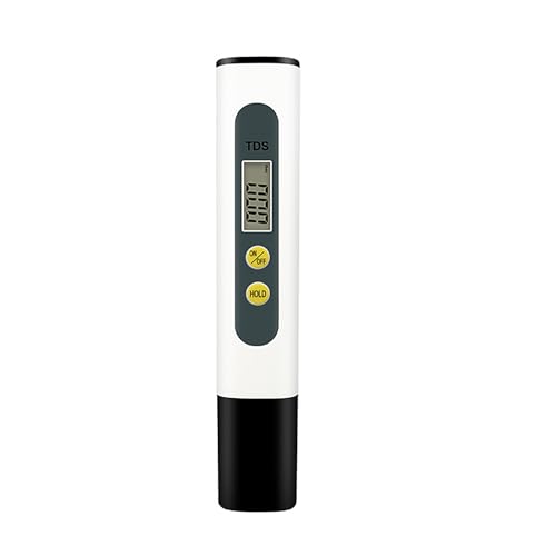 Jinpojun Tds Testeur De Qualité De L'Eau Digital Mètre Avec Grand Ecran Lcd Numérique Pour L'Industrie Domestique Hydrothérapie, 0?9999Ppm, Moniteur D