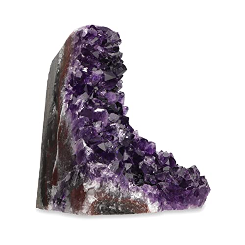Deep Purple Project Grande Geode Di Cristallo Ametista Di Grado A Dall'Uruguay, Da 0,7 Kg A 1 Kg, Confezione Regalo Di Alta Qualità, Perfetta Per Coll