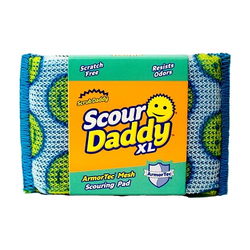 Scrub Daddy Scour Daddy Xl, Spugna Per Piatti, Per Pulire Senza Graffiare, Spugnetta Per Piatti, Alternativa Alle Spugne Da Cucina In Metallo, Spugne