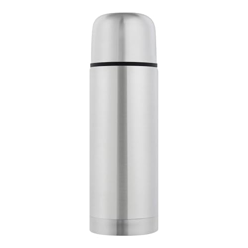 Gräwe Thermos In Acciaio Inox, Thermos, Da Viaggio, Con Bicchiere, A Prova Di Perdite, Lavabile In Lavastoviglie (Argento, 350 Ml)