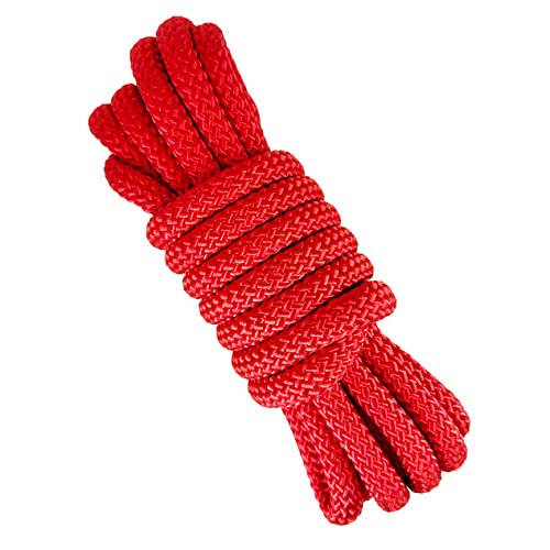 12Mm Corda In Poliestere Ad Alta Tenacità. 5M. Rosso