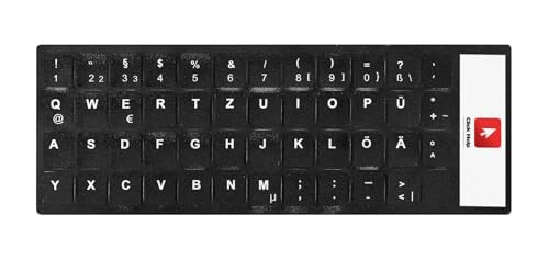 Kit Adesivi Tastiera Stickers Per Trasformazione Layout In Tedesco - German Qwertz