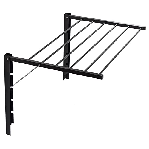 Abj Stendino Majka Pieghevole Stendibiancheria (90Cm, Nero)