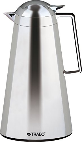 Trabo Elegante In Acciaio Inox Per Caraffa Da Portata, Argento, 1 Litro