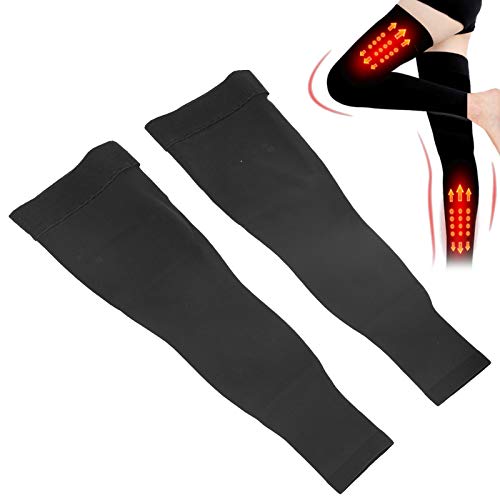 Brrnoo Calza Alta Compressione Coscia, 1 Paio Di Calze Compressive Alla Caviglia, Vene Varicose, Gonfiore, Edema, Per Donna E Uomo(M)