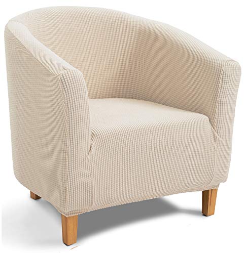 Tianshu Poltrona Da Cocktail Chesterfield Fodere Coprisedia, Elasticizzato Jacquard Antiscivolo Fodera Per Sedia Da Club Antiscivolo Copripoltrona Rim