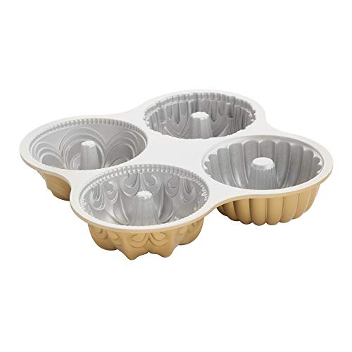 Nordic Ware - Stampo Da Forno In Alluminio Pressofuso Quartet