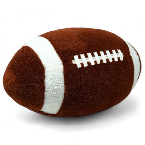 40Yards Cuscino Da Football Americano (In Scala) – Indoor Football – Morbido Cuscino In Peluche Come Decorazione Per Il Calcio Sul Divano O Per I Fan