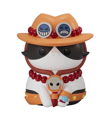 Megahouse - One Piece - Nyanto! The Big Nyan Piece Series - Portgas D. Ace, Mega Cat Project Personaggio Da Collezione