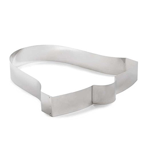 Decora Sagoma Campana, Acciaio Inox, Argento, 30 Cm