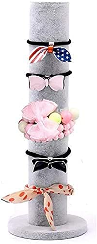 Loopunk Espositore Per Bracciali Verticale, Espositore Per Bracciali Per Copricapo Di Gioielli, Espositore Per Gioielli In Velluto Grigio, Espositore