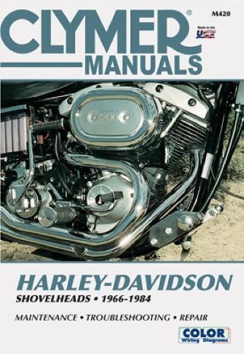 Harley-Davidson Shovelhead Motorcycle (1966-1984) Clymer Repair Manu (Tascabile)